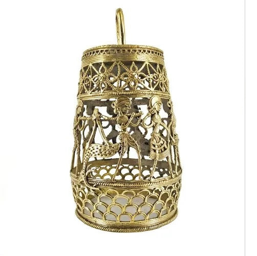 Traditional Brass Lamps Handmade In Dhokra Art