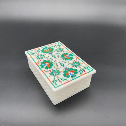 Handmade marble jewelry box