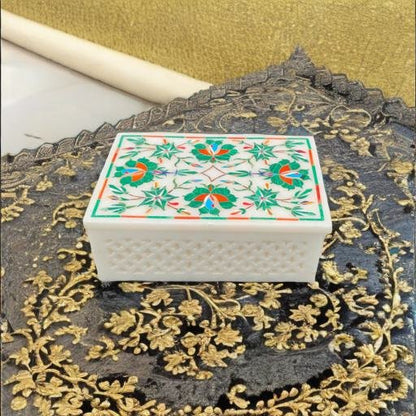 Handmade marble jewelry box