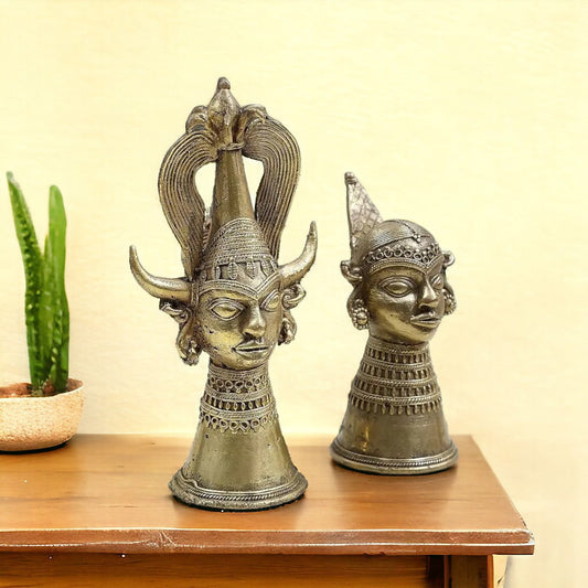 Brass Tribal Couple