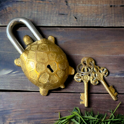 Tortoise Padlocks with Two Keys