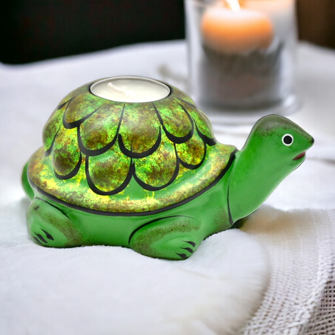 Artisanal Green Turtle Harmony Candle