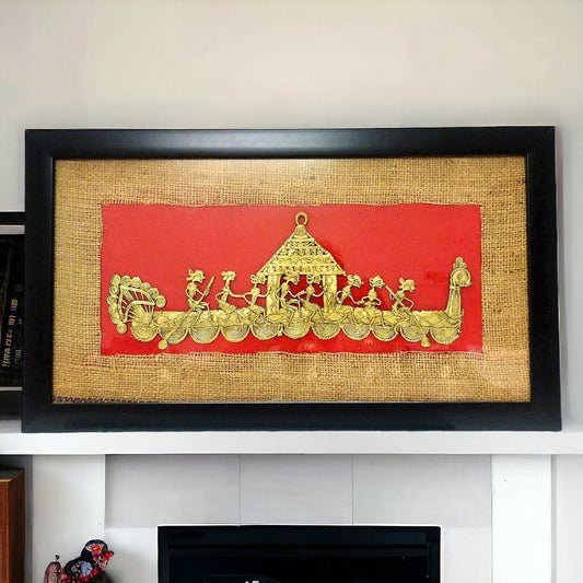 Boat Wall Hanging – Dokra Art