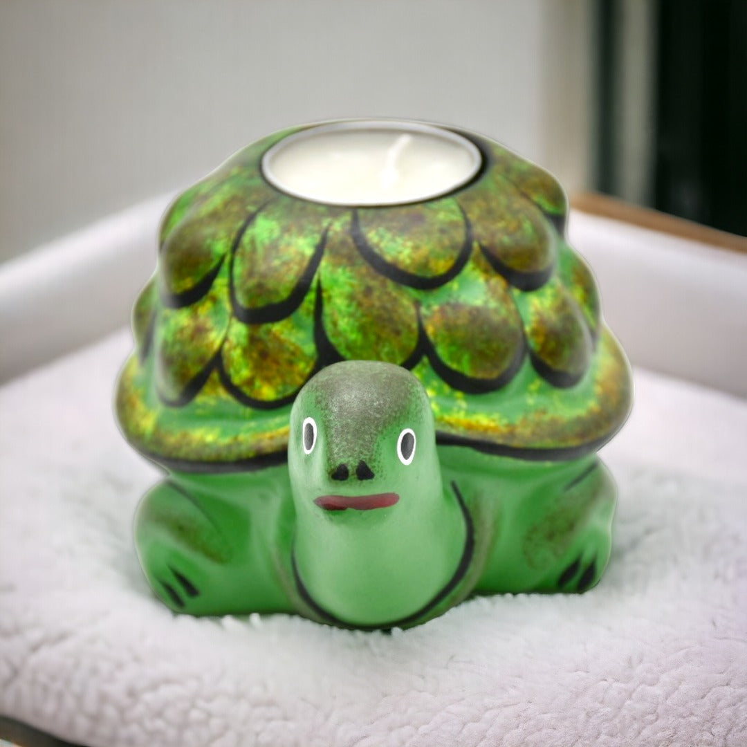 Artisanal Green Turtle Harmony Candle