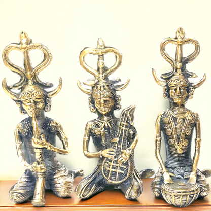 Dhokra Tribal Art Musician Set of 5