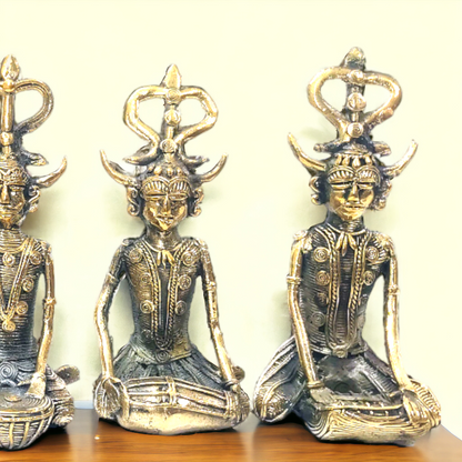 Dhokra Tribal Art Musician Set